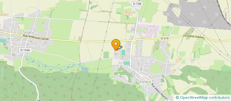 localisation de l'entreprise KYRINE  IZEAUX