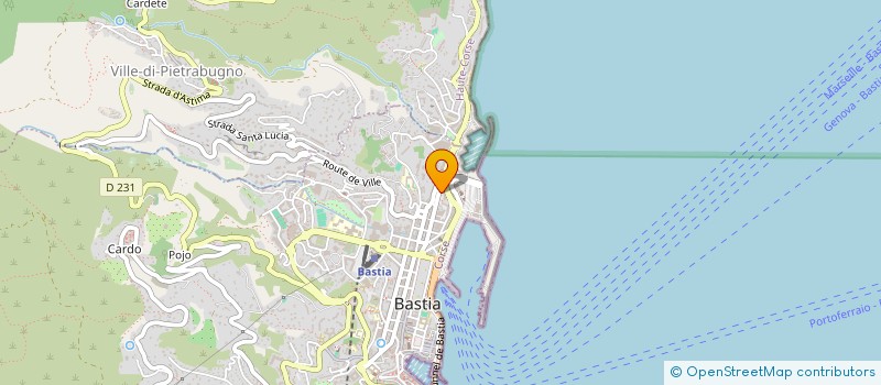 localisation de l'entreprise KYRN AUTO PLAISANCE à BASTIA