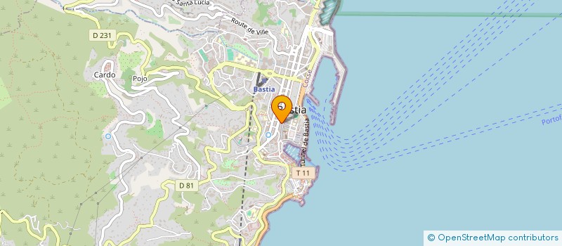 localisation de l'entreprise KYRNEA BUROTEC à BASTIA