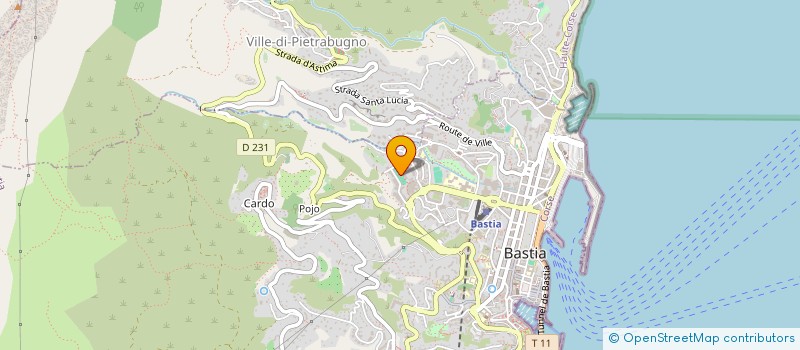 localisation de l'entreprise KYRNOS BTP à BASTIA