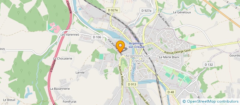 localisation de l'entreprise KYRR TRADING à ARGENTON-SUR-CREUSE