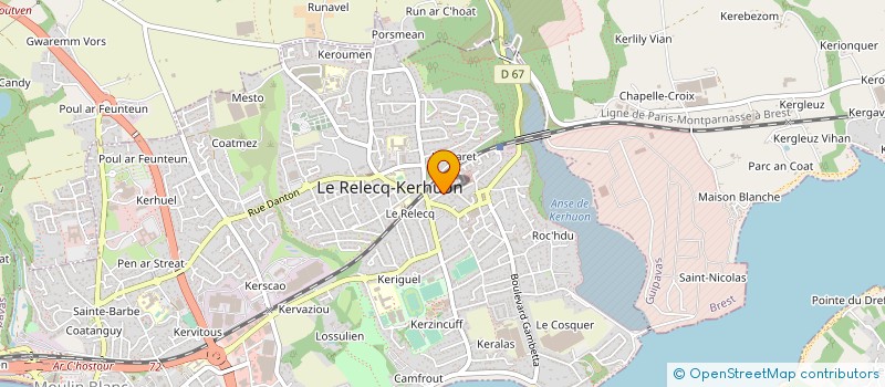 localisation de l'entreprise KYRUNA  GUIPAVAS