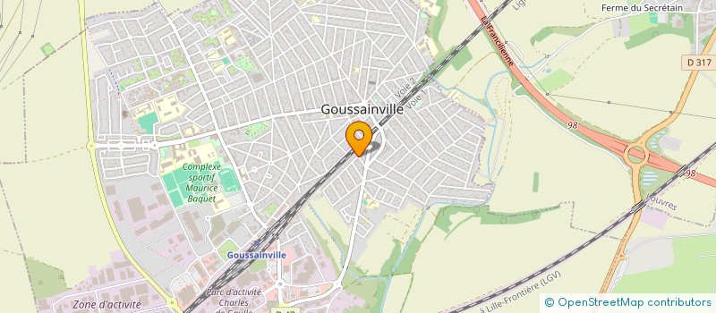 localisation de l'entreprise KYS à GOUSSAINVILLE