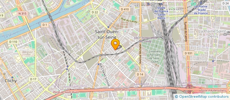 localisation de l'entreprise KYS à SAINT-OUEN-SUR-SEINE