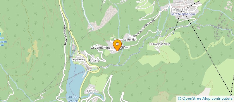 localisation de l'entreprise KYSLOC  VAUJANY