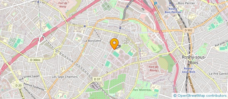 localisation de l'entreprise KYSS à MONTREUIL