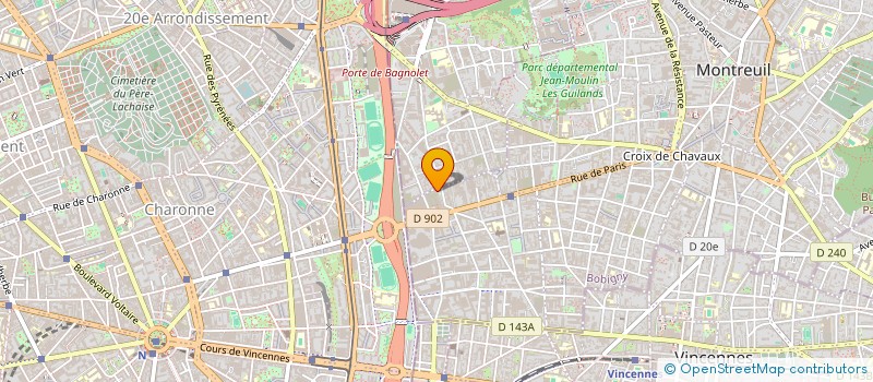 localisation de l'entreprise KYU MODES à MONTREUIL