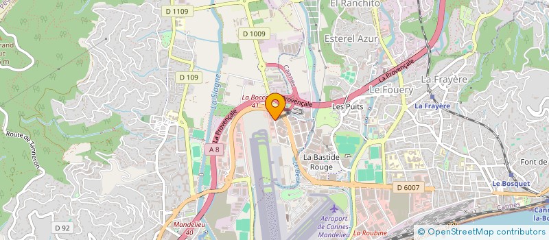 localisation de l'entreprise KYUBI  MANDELIEU-LA-NAPOULE