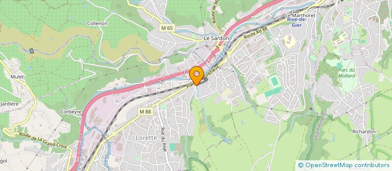 localisation de l'entreprise KYURO DISTRIBUTION  LORETTE