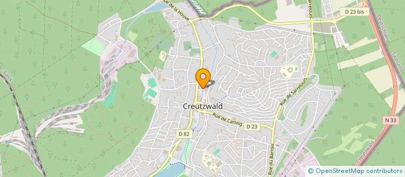 localisation de l'entreprise KYVA à CREUTZWALD