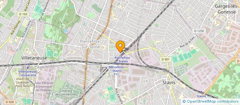localisation de l'entreprise KYZEN RENOVV  PIERREFITTE-SUR-SEINE