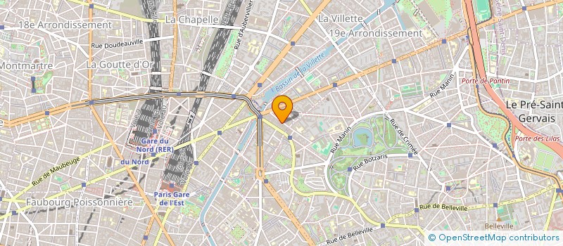localisation de l'entreprise KYZO à PARIS