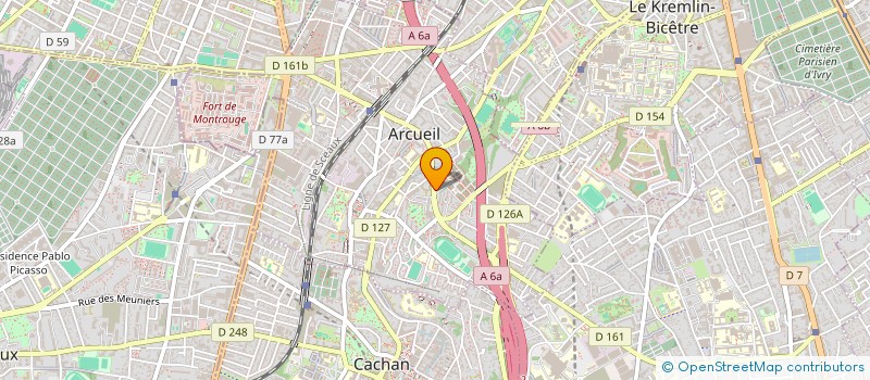localisation de l'entreprise KZ  ARCUEIL