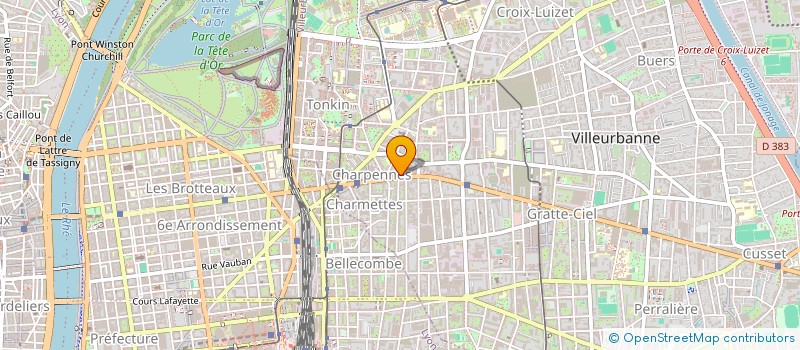 localisation de l'entreprise KZ BARBER SHOP  VILLEURBANNE