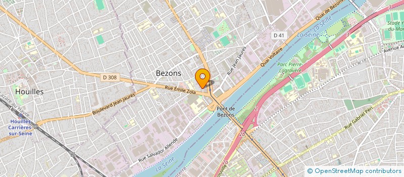 localisation de l'entreprise KZ COM  BEZONS