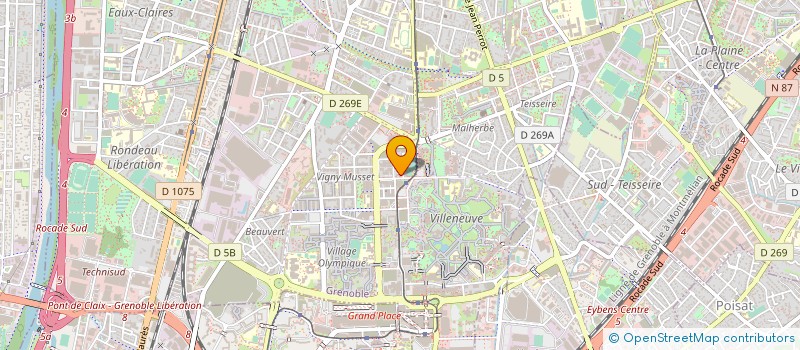 localisation de l'entreprise KZ CONSEIL à GRENOBLE