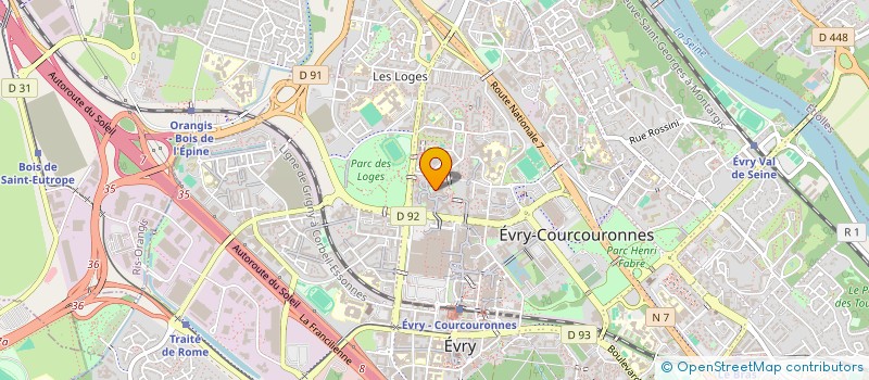 localisation de l'entreprise KZ EAT à EVRY-COURCOURONNES