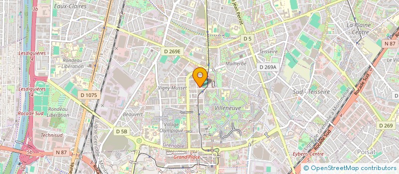 localisation de l'entreprise KZ EXPERTISE à GRENOBLE