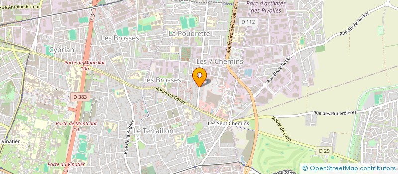 localisation de l'entreprise KZ FACADES  VAULX-EN-VELIN