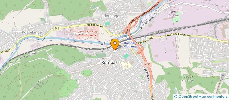 localisation de l'entreprise KZ FOOD  ROMBAS