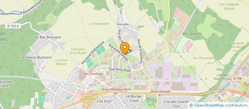 localisation de l'entreprise KZ IMMO à DREUX