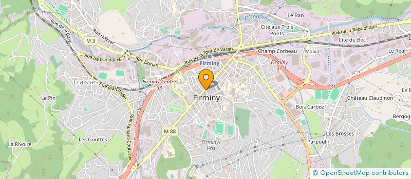 localisation de l'entreprise KZ IMMO  FIRMINY