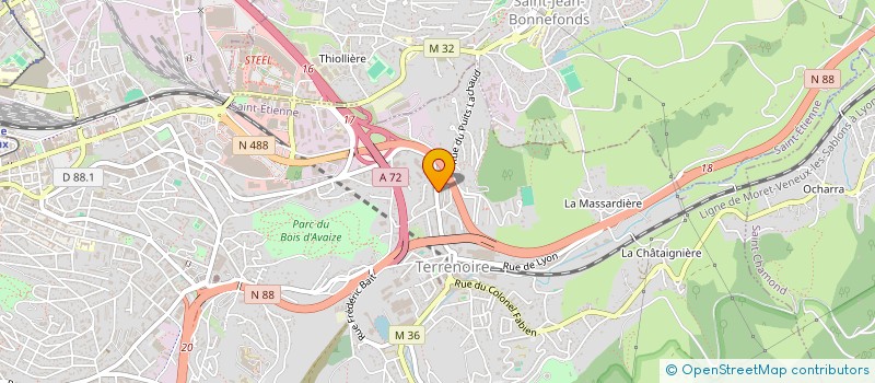 localisation de l'entreprise KZ IMMOBILIER  SAINT-ETIENNE