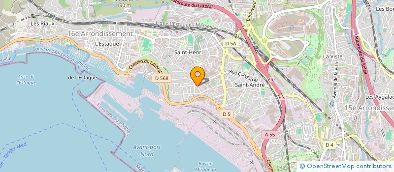 localisation de l'entreprise KZ LOCATION  MARSEILLE 15EME