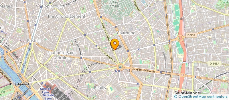 localisation de l'entreprise KZ POLYGONE à PARIS