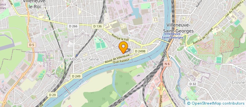 localisation de l'entreprise KZ PROJET à MONTGERON