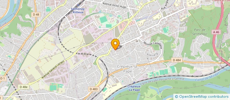 localisation de l'entreprise KZ TAXI à RILLIEUX-LA-PAPE