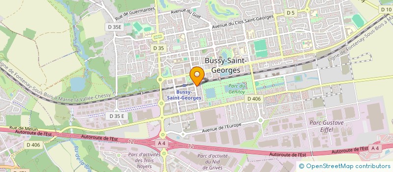 localisation de l'entreprise KZ TRADING & CONSULTING à BUSSY-SAINT-GEORGES