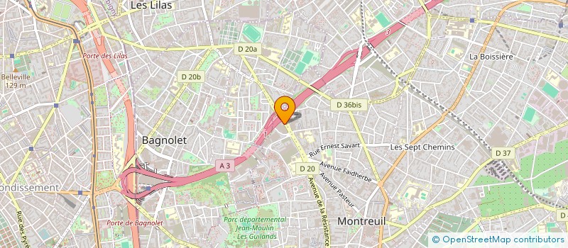 localisation de l'entreprise KZ8 à MONTREUIL