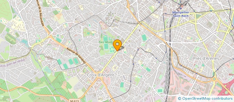 localisation de l'entreprise KZA COIFFURE à MONTPELLIER