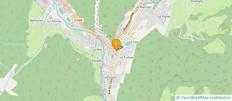 localisation de l'entreprise KZC  THONES