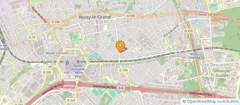 localisation de l'entreprise KZEN  NOISY-LE-GRAND