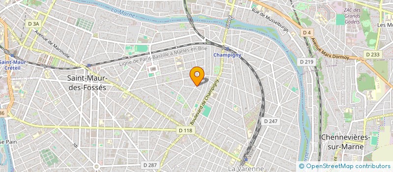 localisation de l'entreprise KZF à SAINT-MAUR-DES-FOSSES