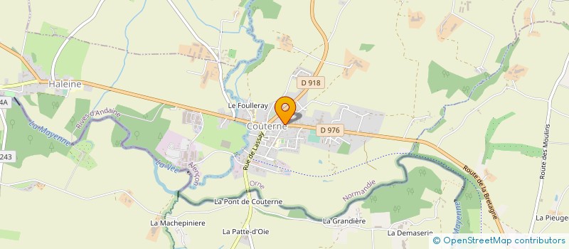 localisation de l'entreprise KZF à RIVES D'ANDAINE