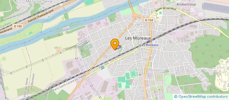 localisation de l'entreprise KZF.ETANCHEITE S.A.S à LES MUREAUX