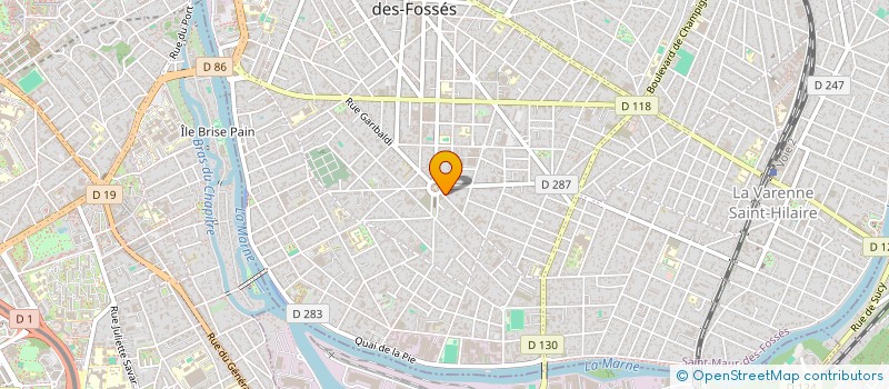 localisation de l'entreprise KZL COURTAGE à SAINT-MAUR-DES-FOSSES