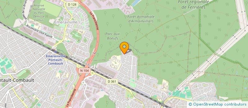 localisation de l'entreprise KZP IMMO  ROISSY-EN-BRIE