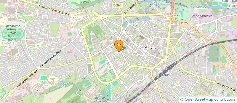 localisation de l'entreprise KZS INVEST à ARRAS