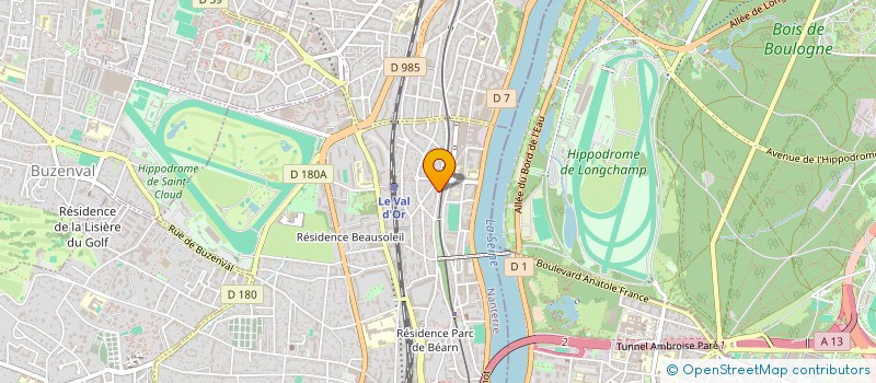 localisation de l'entreprise L 12 à SAINT-CLOUD