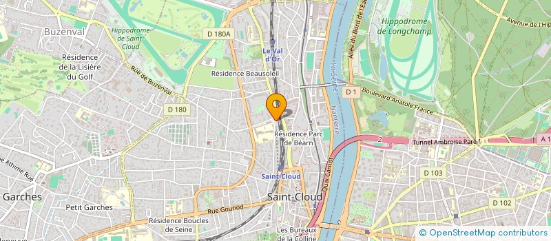 localisation de l'entreprise L 2 G LOGISTIQUE à GARCHES