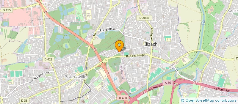 localisation de l'entreprise L 2 G SARL à MULHOUSE