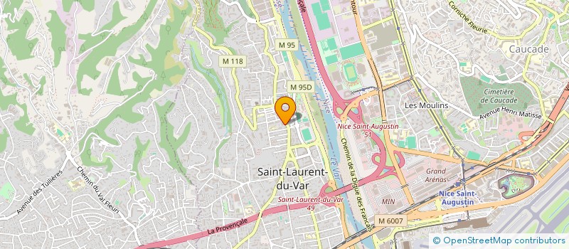 localisation de l'entreprise L.2.L AUDIO-VIDEO à SAINT-LAURENT-DU-VAR
