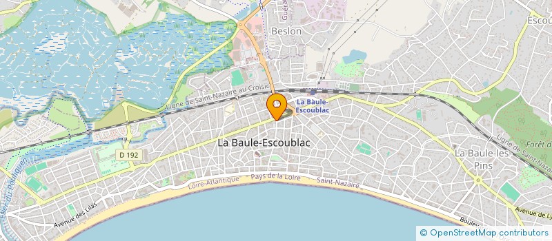 localisation de l'entreprise L 2 M à LA BAULE-ESCOUBLAC
