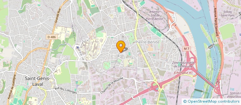localisation de l'entreprise L 2 P à OULLINS-PIERRE-BENITE