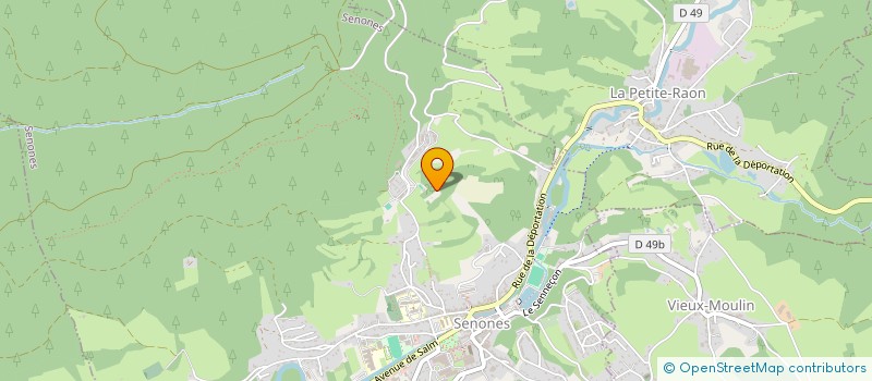 localisation de l'entreprise L.2.R.  SENONES