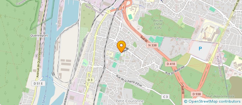 localisation de l'entreprise L 3 D à PETIT-COURONNE